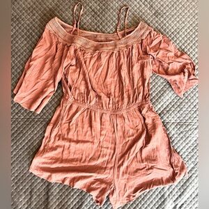 NY&Co mauve romper, size L